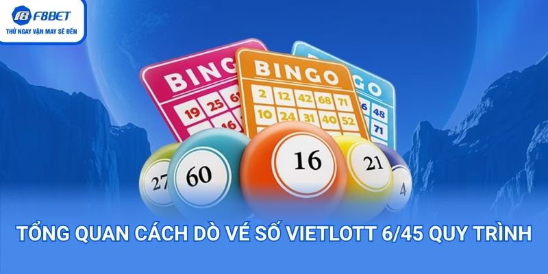 tổng quan Cách Dò Vé Số Vietlott 6/45 quy trình